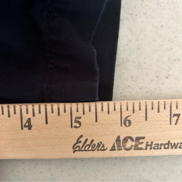 G.W. Bass & Co. Shorts Women’s Size 10 Short Shorts Chino Navy White Stars - Picture 8 of 10